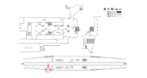 相鉄／星川駅／／№222駅看板・駅広告、位置図