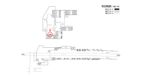 相鉄/和田町駅//№329駅看板・駅広告、位置図