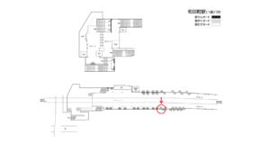 相鉄/和田町駅//№231駅看板・駅広告、位置図