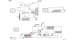 みなとみらい／元町・中華街駅／／№209駅看板・駅広告、位置図