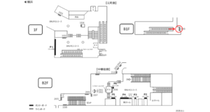 みなとみらい/元町・中華街駅//№105駅看板・駅広告、位置図