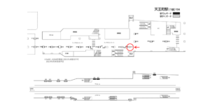相鉄／天王町駅／／№410駅看板・駅広告、位置図