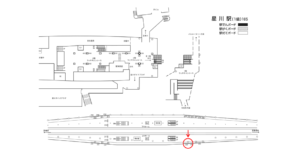 相鉄／星川駅／／№227駅看板・駅広告、位置図