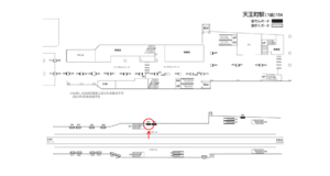 相鉄／天王町駅／／№361駅看板・駅広告、位置図