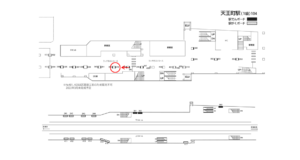 相鉄／天王町駅／／№343駅看板・駅広告、位置図