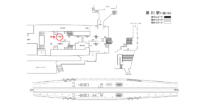 相鉄／星川駅／／№403駅看板・駅広告、位置図