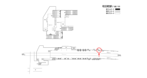 相鉄/和田町駅//№216駅看板・駅広告、位置図