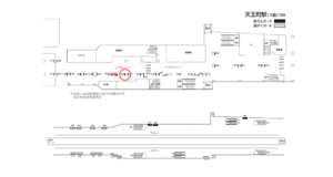 相鉄／天王町駅／／№342駅看板・駅広告、位置図