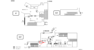 みなとみらい／元町・中華街駅／／№207駅看板・駅広告、位置図