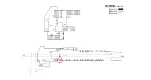 相鉄/和田町駅//№320駅看板・駅広告、位置図