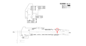 相鉄／和田町駅／／№215駅看板・駅広告、位置図