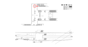 相鉄／西谷駅／／№326駅看板・駅広告、位置図