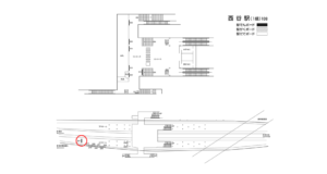 相鉄／西谷駅／／№307駅看板・駅広告、位置図