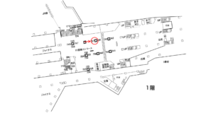 相鉄／横浜駅／／№737駅看板・駅広告、位置図