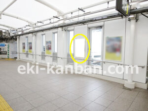 JR／千葉駅／西乗換跨線橋／№2駅看板・駅広告、写真2