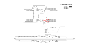 相鉄／さがみ野駅／／№277駅看板・駅広告、位置図