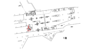 相鉄／横浜駅／／№728駅看板・駅広告、位置図