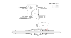 相鉄／さがみ野駅／／№260駅看板・駅広告、位置図