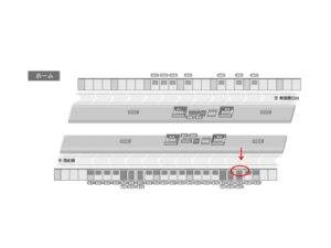 東葉高速　八千代緑が丘駅／B19№19駅看板・駅広告、位置図