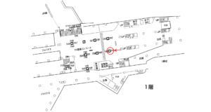 相鉄／横浜駅／／№744駅看板・駅広告、位置図