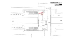 相鉄／南万騎が原駅／／№304駅看板・駅広告、位置図