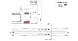 相鉄／いずみ野駅／／№311駅看板・駅広告、位置図