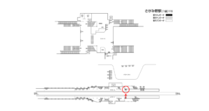 相鉄／さがみ野駅／／№316駅看板・駅広告、位置図