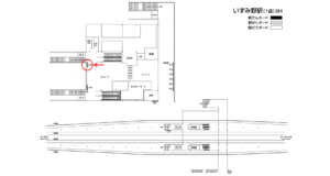 相鉄／いずみ野駅／／№324駅看板・駅広告、位置図