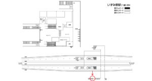 相鉄／いずみ野駅／／№022駅看板・駅広告、位置図