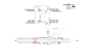 相鉄／さがみ野駅／／№224駅看板・駅広告、位置図