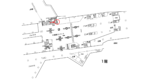 相鉄／横浜駅／／№203駅看板・駅広告、位置図