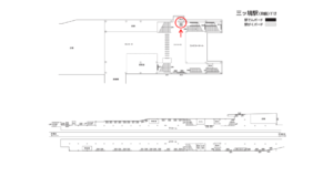 相鉄／三ツ境駅／／№208駅看板・駅広告、位置図