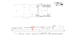 相鉄／三ツ境駅／／№355駅看板・駅広告、位置図
