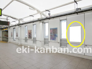 JR／千葉駅／西乗換跨線橋／№6駅看板・駅広告、写真2