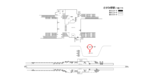 相鉄／さがみ野駅／／№269駅看板・駅広告、位置図