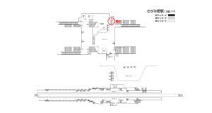 相鉄／さがみ野駅／／№249駅看板・駅広告、位置図