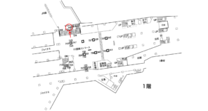 相鉄／横浜駅／／№1719駅看板・駅広告、位置図