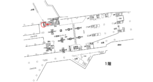 相鉄／横浜駅／／№202駅看板・駅広告、位置図