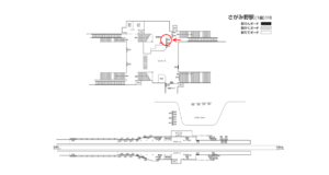 相鉄／さがみ野駅／／№276駅看板・駅広告、位置図