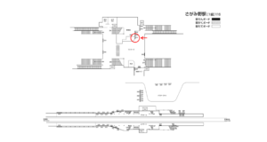 相鉄／さがみ野駅／／№274駅看板・駅広告、位置図