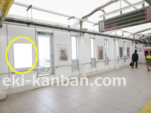 JR／千葉駅／西乗換跨線橋／№10駅看板・駅広告、写真2