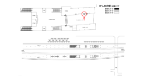 相鉄／かしわ台駅／／№302駅看板・駅広告、位置図