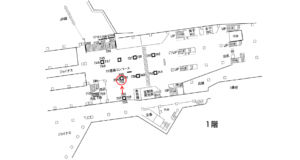 相鉄／横浜駅／／№732駅看板・駅広告、位置図