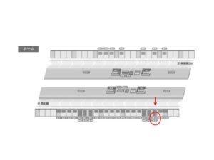 東葉高速　八千代緑が丘駅／B27№27駅看板・駅広告、位置図