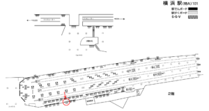 相鉄／横浜駅／／№226駅看板・駅広告、位置図
