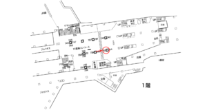 相鉄／横浜駅／／№743駅看板・駅広告、位置図