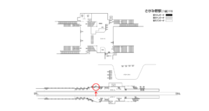 相鉄／さがみ野駅／／№241駅看板・駅広告、位置図