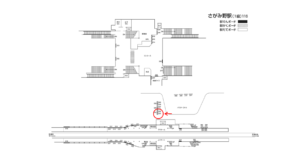 相鉄／さがみ野駅／／№025駅看板・駅広告、位置図