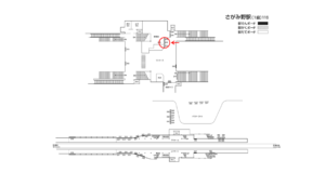 相鉄／さがみ野駅／／№275駅看板・駅広告、位置図
