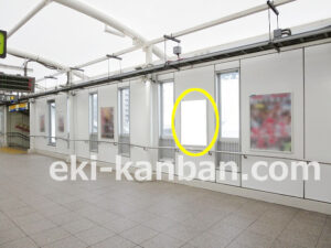 JR／千葉駅／西乗換跨線橋／№7駅看板・駅広告、写真2